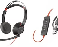 Słuchawki - Poly Blackwire C5220 USB-A/C bulk - miniaturka - grafika 1
