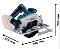 Piły elektryczne - BOSCH GKS 18V 57-2 Professional piła tarczowa - miniaturka - grafika 1