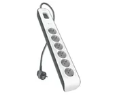 Listwy zasilające - Belkin Listwa zasilająca przeciwprzepięciowa 650J, 6 gniazd - miniaturka - grafika 1