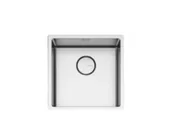 Zlewozmywaki - Falmec Como 40 Zlewozmywak stalowy jednokomorowy inox SCO4000F.00#SSF - miniaturka - grafika 1