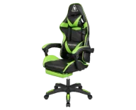 Fotele gamingowe - Kruger&Matz Fotel gamingowy GX-150 czarno-zielony KM0790-GR - miniaturka - grafika 1