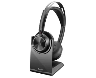 Poly Voyager Focus 2-M UC Charge Stand Teams USB-A 213727-02 czarne - Słuchawki - miniaturka - grafika 3