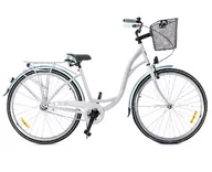 Rowery - Storm Amsterdam Nexus 26 cali Damski Biało-turkusowy - miniaturka - grafika 1