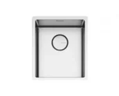 Zlewozmywaki - Falmec Como 34 Zlewozmywak stalowy jednokomorowy inox SCO3400F.00#SSF - miniaturka - grafika 1