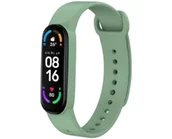 Akcesoria do smartwatchy - YUNMI Opaska YUNMI do Xiaomi Mi Band 6/Mi Band 5 Jasnozielony Light Green) - miniaturka - grafika 1