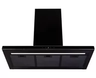 Okapy kuchenne - VDB T-Stripe 90 H2H Czarny - miniaturka - grafika 1