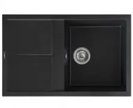 Zlewozmywaki - ZLEWOZMYWAK BERG CUADRADO BROB11P 1,0 OC CZARNY BAZALT - miniaturka - grafika 1