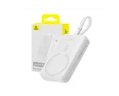 Powerbanki - Baseus Magnetic Mini 10000mAh 30W MagSafe (biały) - miniaturka - grafika 1