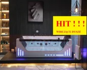 Wanny z hydromasażem - Wirujące dysze Wanna z hydromasażem EB-7066 B prostokątna 180cmx120cmx59cm Wodospad LED x 2+Ambiente z podgrzewaczem+pilot Zepehof - miniaturka - grafika 1