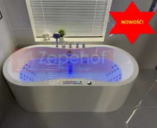 Zepehof Wanna z hydromasażem LS-4480 170x80x58 chromoterapia podgrzewacz - Wanny z hydromasażem Zepehof Wanna z hydromasażem LS-4480 170x80x58 chromoterapia podgrzewacz - Wanny z hydromasażem - miniaturka - grafika 1