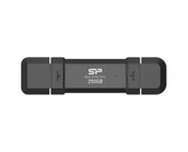 Dyski SSD - Silicon Power DS72 250GB USB-A USB-C 1050/850 MB/s Czarny - miniaturka - grafika 1