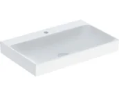 Umywalki - Geberit One Umywalka meblowa z otworem na baterię bez przelewu 75x48 cm biały KeraTect 505.020.01.2 - miniaturka - grafika 1