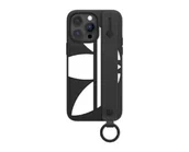 Etui i futerały do telefonów - Adidas Trefoil z paskiem na rękę do iPhone 14 Pro Max czarny - miniaturka - grafika 1