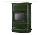 Piece wolnostojące - HIGHER Piec ROMA zielona 13kW EkoProjekt 2022 - miniaturka - grafika 1