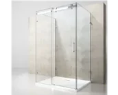 Kabiny prysznicowe - Swiss Liniger Kabina prysznicowa trójścienna 90x70x70 cm szkło 8mm CV20P90x70 - miniaturka - grafika 1