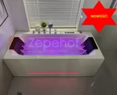 Wanny z hydromasażem - Zepehof Wanna z hydromasażem RS-1251 prostokątna - miniaturka - grafika 1