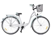 Rowery - Storm Amsterdam Nexus 26 cali Damski Biało-turkusowy - miniaturka - grafika 1