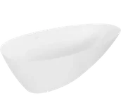 Wanny - Mexen Milano wanna wolnostojąca z konglomeratu 150 x 82 cm, biała mat - 57301508500 - miniaturka - grafika 1