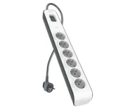 Listwy zasilające - Belkin Listwa zasilająca przeciwprzepięciowa 650J, 6 gniazd - miniaturka - grafika 1