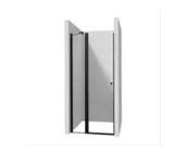 Ścianki i drzwi prysznicowe - Deante Kerria Plus Drzwi prysznicowe uchylne 200x100 cm nero KTSUN43P - miniaturka - grafika 1