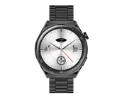 Smartwatch - Garett V12 czarny stalowy - miniaturka - grafika 1