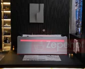 Wanny z hydromasażem - Zepehof Wanna z hydromasażem EB-D871 prostokątna 180cmx100cmx65cm 2 DYSZE OBROTOWE, MASAŻ KARKU, WODOSPADY, PILOT - miniaturka - grafika 1
