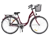 Rowery - Storm Amsterdam Nexus 28 cali Damski Czerwony - miniaturka - grafika 1