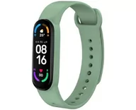 Akcesoria do smartwatchy - YUNMI Opaska YUNMI do Xiaomi Mi Band 6/Mi Band 5 Jasnozielony Light Green) - miniaturka - grafika 1