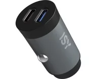 Ładowarki samochodowe - ISY Ładowarka samochodowa ICC-5030-CC - miniaturka - grafika 1