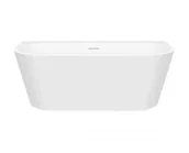 Wanny - Oltens HULDA Wanna wolnostojąca 170x80 cm przyścienna biały połysk 12021000 - miniaturka - grafika 1