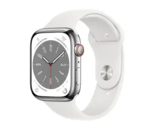 Apple Watch 8 GPS 41mm MP6K3CS/A Biały - Smartwatch - miniaturka - grafika 3