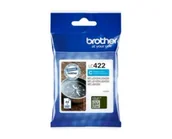 Tusze oryginalne - Tusz Oryginalny Brother LC422 MFC-J5340DW MFC-J5740DW MFC-J6540DW LC422C Niebieski - miniaturka - grafika 1