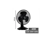 Wentylatory - Carruzzo D939 Czarny - miniaturka - grafika 1