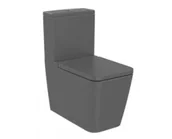 Kompakty WC - Roca Inspira Toaleta WC stojąca 64,5x37,5 cm kompaktowa bez kołnierza onyks A342536640 - miniaturka - grafika 1