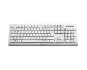 Klawiatury - MediaRange MROS110 klawiatura USB QWERTZ Niemiecki Biały MROS110 - miniaturka - grafika 1