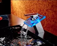 Baterie umywalkowe - STELLMAN Bateria umywalkowa Glas Led - miniaturka - grafika 1