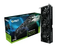 Karty graficzne - Palit GeForce RTX 5070 Infinity 3 12GB GDDR7 NE75070019K9-GB2050S - miniaturka - grafika 1