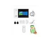 Alarmy - Bezprzewodowy alarm 4G LTE GSM + WiFi - HXA007 R1 + syrena przewodowa 105 db kompatybilny z aplikacją TUYA SMART - miniaturka - grafika 1