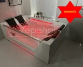 Wanny z hydromasażem - Zepehof Wanna z hydromasażem C-509 2+2 prostokątna 180cmx120cmx59cm WODOSPAD chromoterapia C-509  - miniaturka - grafika 1