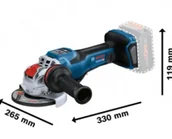 Szlifierki i polerki - Bosch X-LOCK BITURBO GWX 18V-15 PSC Professional solo - miniaturka - grafika 1