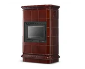 Piece wolnostojące - HIGHER Piec ROMA brązowa 13kW EkoProjekt 2022 - miniaturka - grafika 1