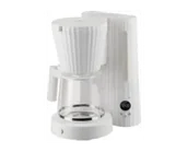 Ekspresy do kawy - Alessi AL-00149859 Ekspres przelewowy do kawy Plissé 1,5 l biały - miniaturka - grafika 1