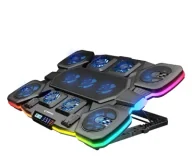 Podkładki chłodzące pod laptopa - Rampage Glacier 14–17”, 2600RPM, czarna - miniaturka - grafika 1