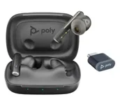 Słuchawki - Poly Voyager Free 60 UC M Carbon Black Earbuds +BT700 7Y8L8AA - miniaturka - grafika 1