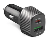 Ładowarki samochodowe - SBS 20W USB-C/18W USB Czarny TEHWCRPD20W - miniaturka - grafika 1