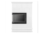 Piece wolnostojące - HIGHER Piec kominek kaflowy narożny koza PORTO biały 13kW EkoProjekt 2022 - miniaturka - grafika 1