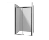 Ścianki i drzwi prysznicowe - Deante Kerria Plus Drzwi przesuwne 200x110 cm nero KTSPN11P - miniaturka - grafika 1