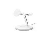 Stacje dokujące do telefonów - Belkin 3-in-1 MagSafe WIZ017VFWH Biały - miniaturka - grafika 1