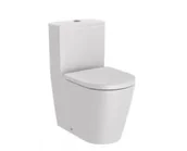 Kompakty WC - Roca Inspira Toaleta WC stojąca 60x37,5 cm kompaktowa bez kołnierza perłowa A342529630 - miniaturka - grafika 1