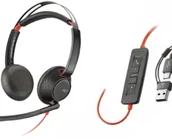 Słuchawki - Poly Blackwire C5220 USB-A/C bulk - miniaturka - grafika 1